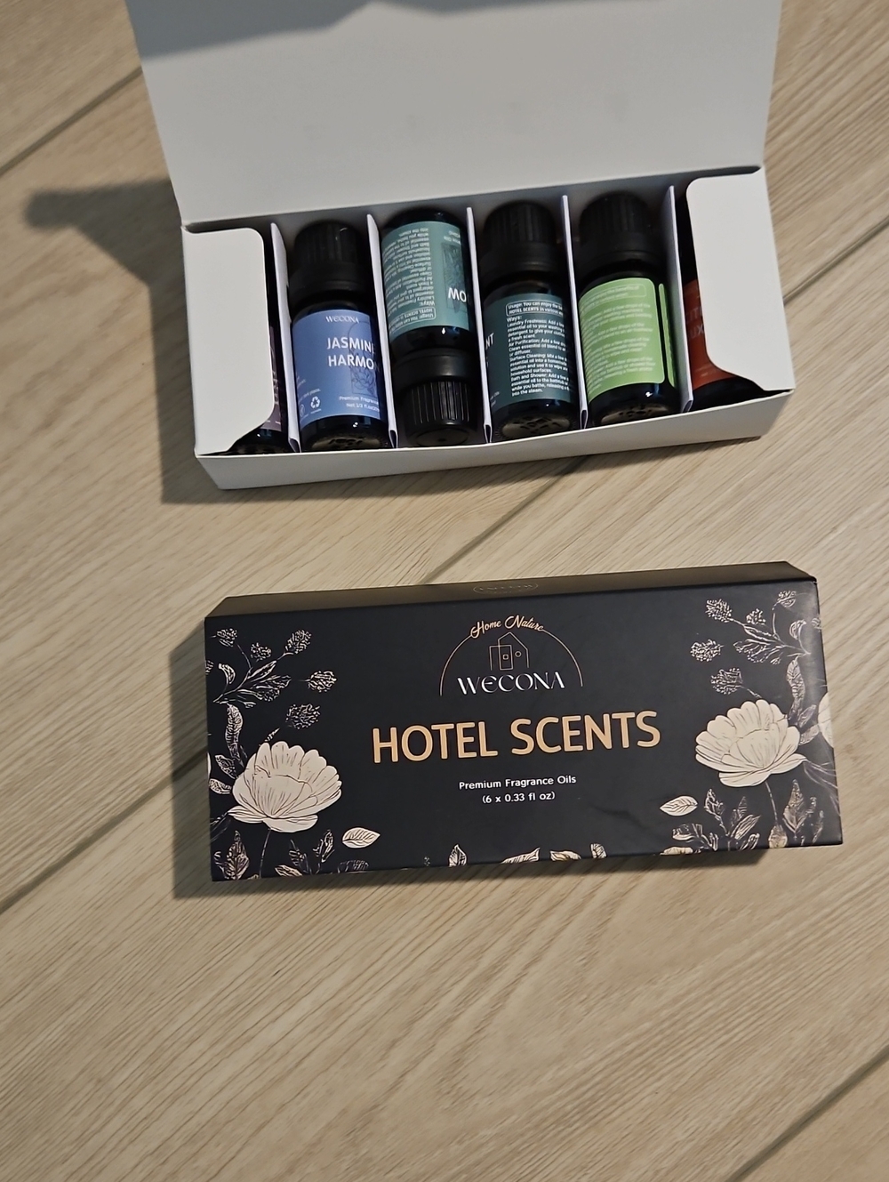 Hotel Scents Fragrance Oil Set - Black & Gold Packaging
